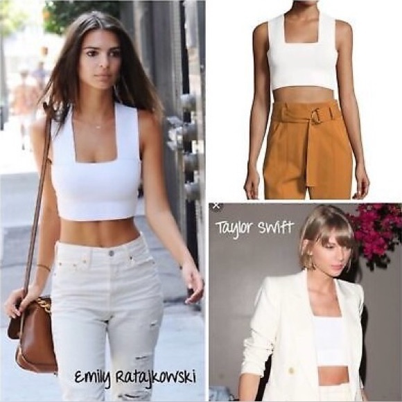 A.L.C. Ali Knit Crop Top NEW As-Seen-On A-List Celebrities - Picture 11 of 14